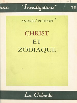 cover image of Christ et zodiaque